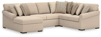 LadyMae Sectional with Chaise - Mattress & Furniture Super Center (Tampa, FL)