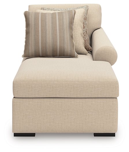 LadyMae Sectional with Chaise - Mattress & Furniture Super Center (Tampa, FL)