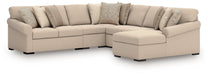 LadyMae Sectional with Chaise - Mattress & Furniture Super Center (Tampa, FL)