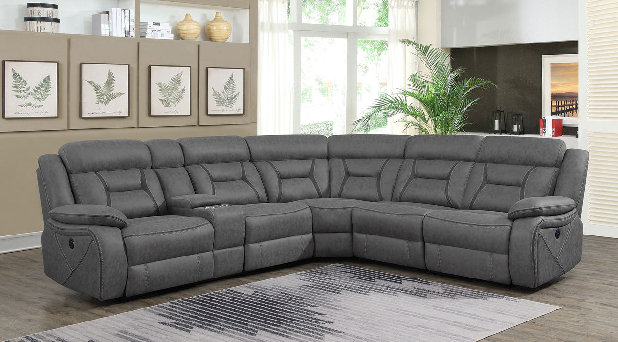Higgins Reclining Sectionals - Mattress & Furniture Super Center (Tampa, FL)