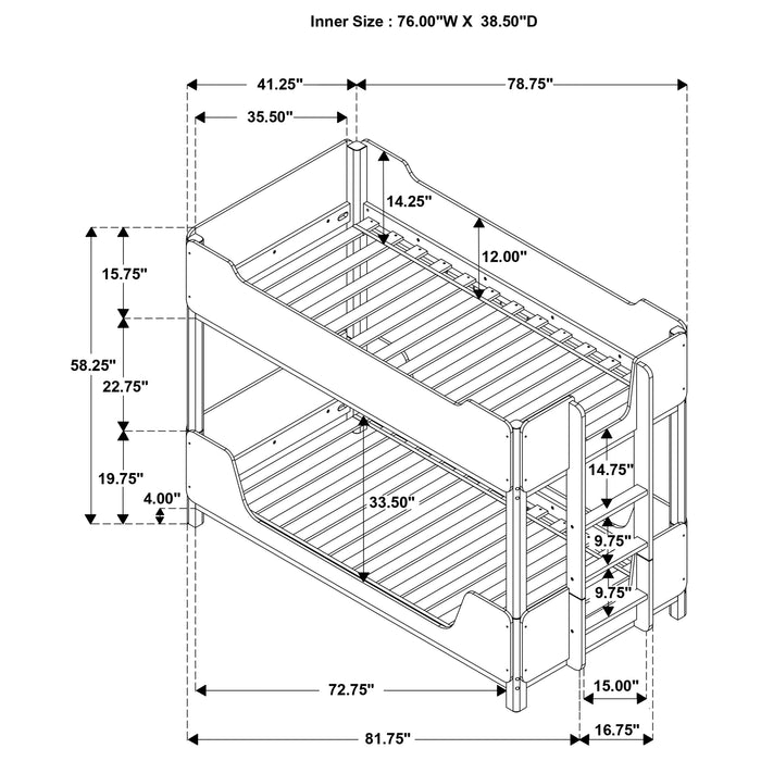 Morris Wood Bunk Bed