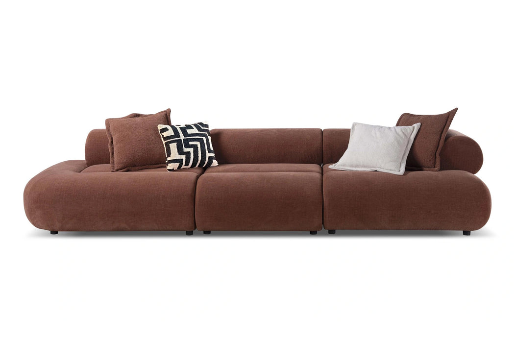 Byrne 143-inch Bumper Sectional Sofa