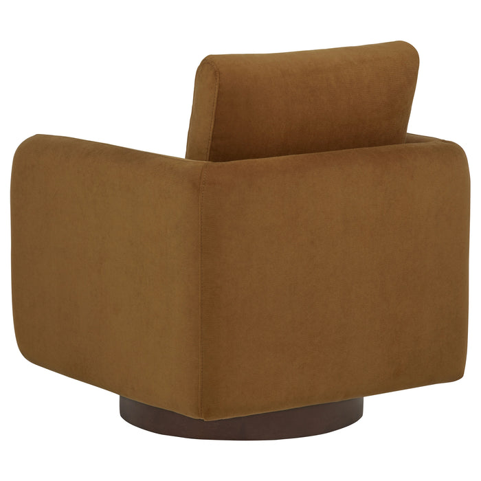 Iris Upholstered Swivel Accent Chair
