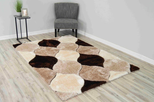 6488 Brown - 4D Shaggy - Mattress & Furniture Super Center (Tampa, FL)