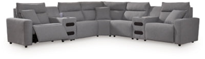 Modmax II Power Reclining Sectional with Audio Consoles - Mattress & Furniture Super Center (Tampa, FL)