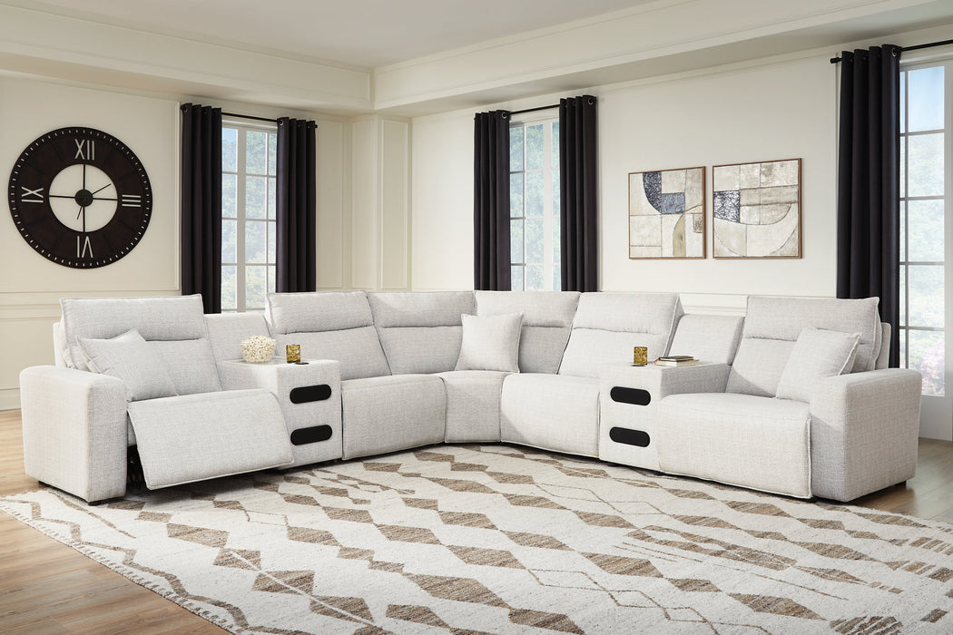 Modmax II Power Reclining Sectional with Audio Consoles - Mattress & Furniture Super Center (Tampa, FL)