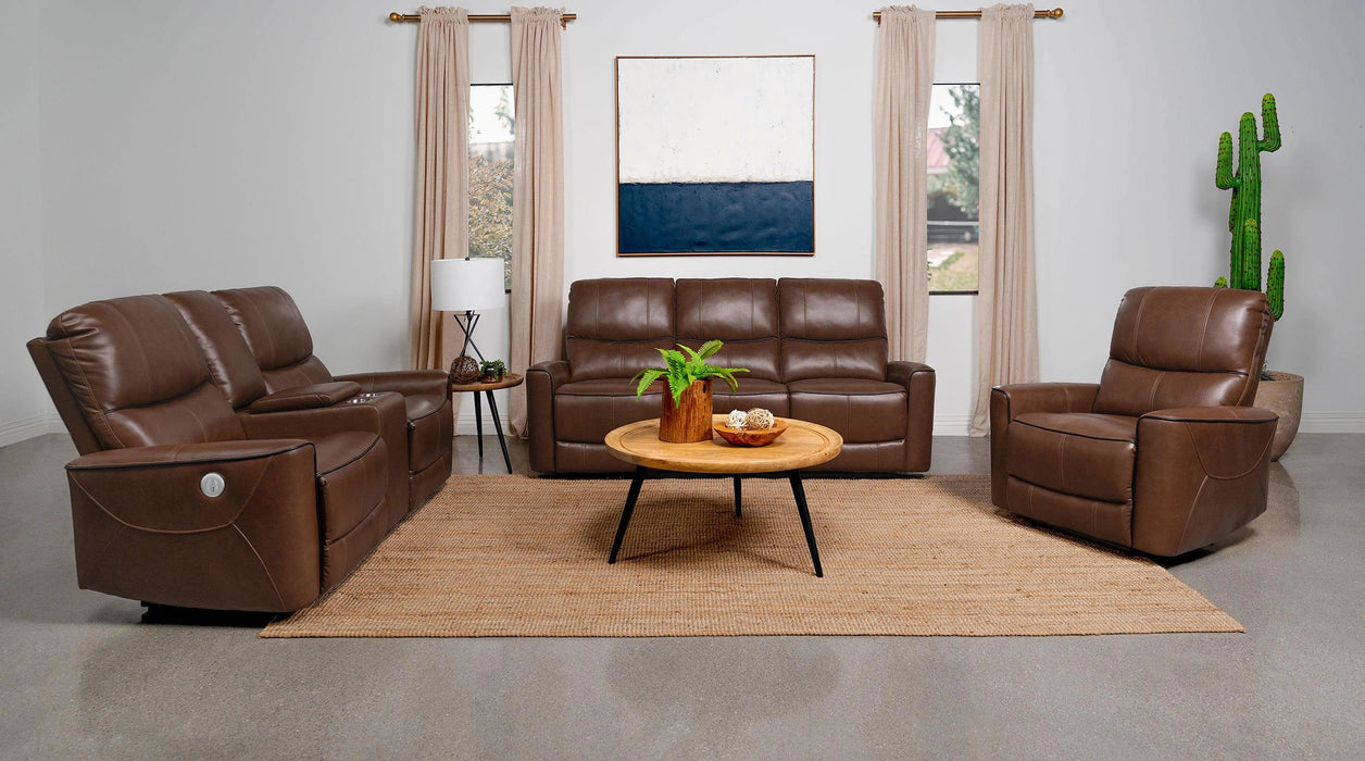 Greenfield Power Reclining Sofa Set