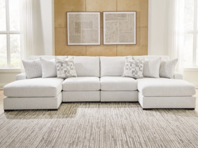 Misty-Lakes Double Chaise Sectional - Mattress & Furniture Super Center (Tampa, FL)