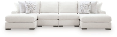 Misty-Lakes Double Chaise Sectional - Mattress & Furniture Super Center (Tampa, FL)