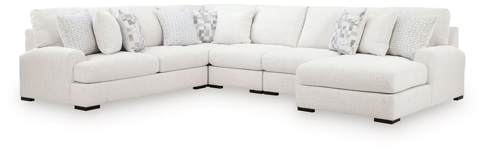 Misty-Lakes Sectional with Chaise - Mattress & Furniture Super Center (Tampa, FL)