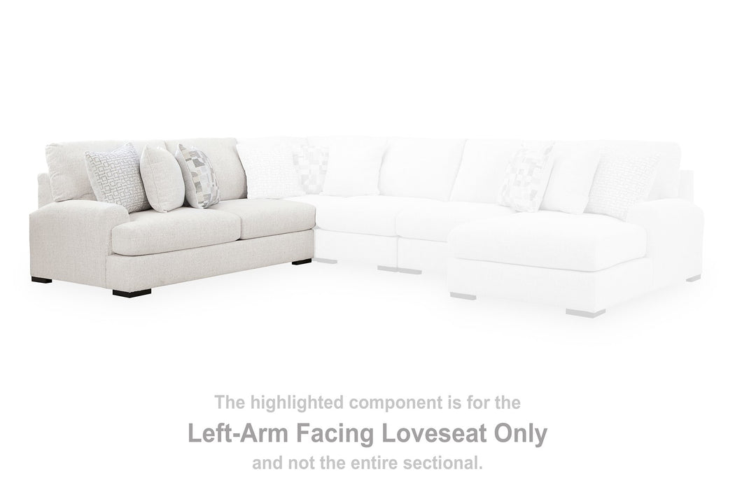 Misty-Lakes Sectional with Chaise - Mattress & Furniture Super Center (Tampa, FL)