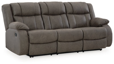 First Base Reclining Sofa - Mattress & Furniture Super Center (Tampa, FL)