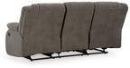 First Base Reclining Sofa - Mattress & Furniture Super Center (Tampa, FL)