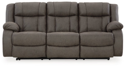 First Base Reclining Sofa - Mattress & Furniture Super Center (Tampa, FL)