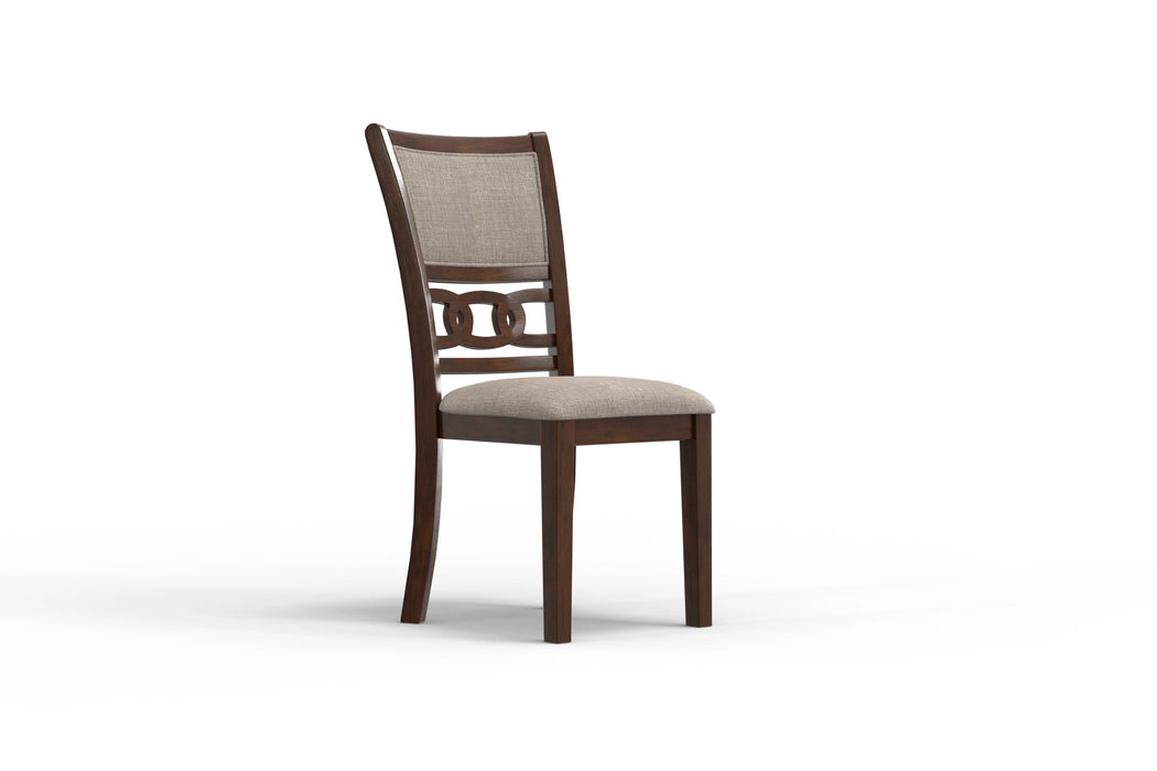 Gia 5 Pc 48" Rectangle Dining Table & 4 Chairs-Cherry