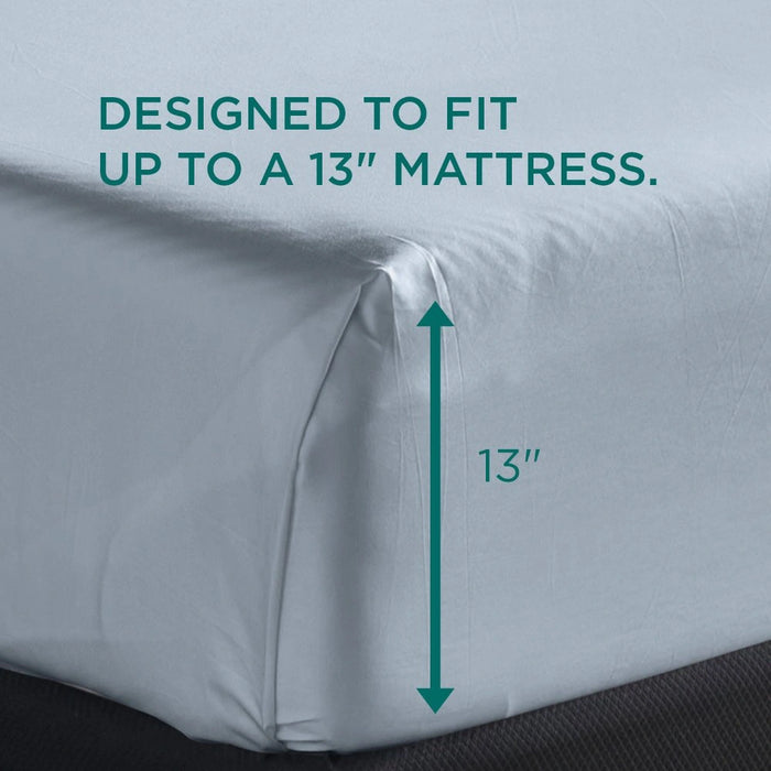 TEMPUR Luxe Egyptian Cotton Pillowcase Set - Mattress & Furniture Super Center (Tampa, FL)
