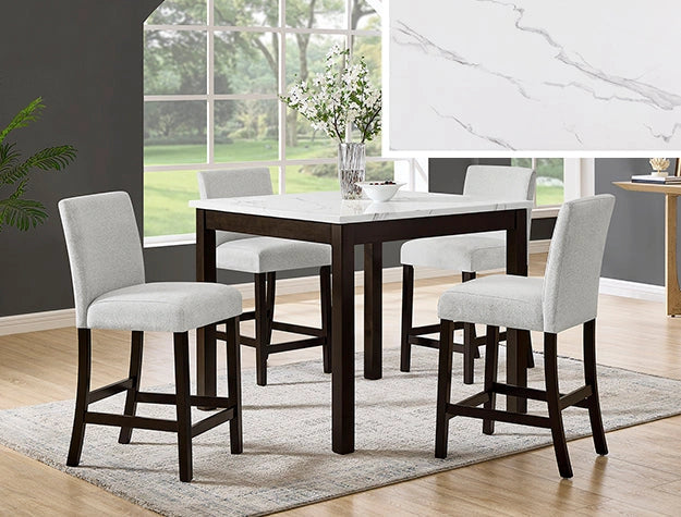 Lennon 5-Pc Counter Height Dining Set