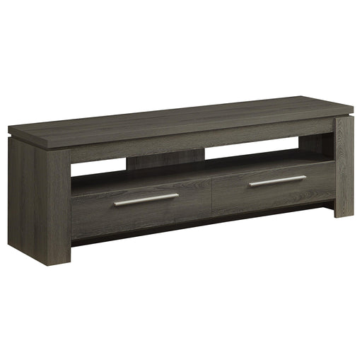 Elkton 2-drawer TV Console Weathered Grey image