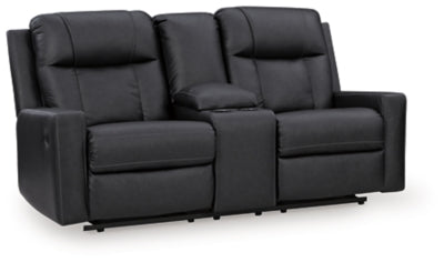 Mackmenville Reclining Loveseat with Console - Mattress & Furniture Super Center (Tampa, FL)