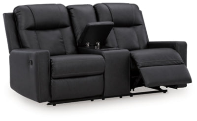 Mackmenville Reclining Loveseat with Console - Mattress & Furniture Super Center (Tampa, FL)