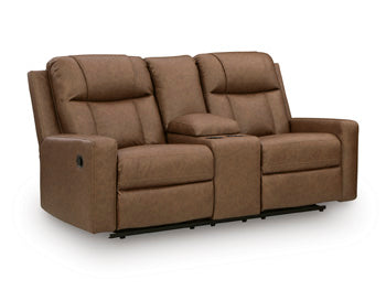 Mackmenville Reclining Loveseat with Console - Mattress & Furniture Super Center (Tampa, FL)
