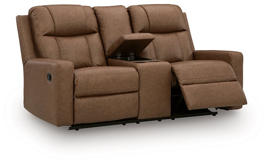 Mackmenville Reclining Loveseat with Console - Mattress & Furniture Super Center (Tampa, FL)