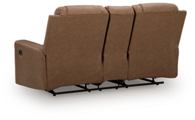 Mackmenville Reclining Loveseat with Console - Mattress & Furniture Super Center (Tampa, FL)