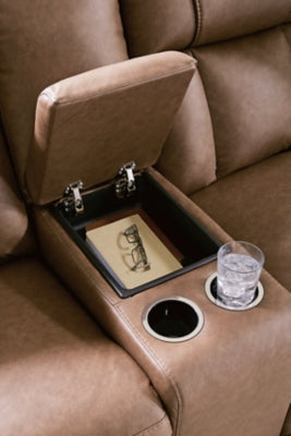 Mackmenville Reclining Loveseat with Console - Mattress & Furniture Super Center (Tampa, FL)
