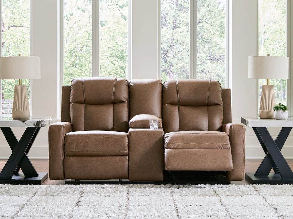 Mackmenville Reclining Loveseat with Console - Mattress & Furniture Super Center (Tampa, FL)