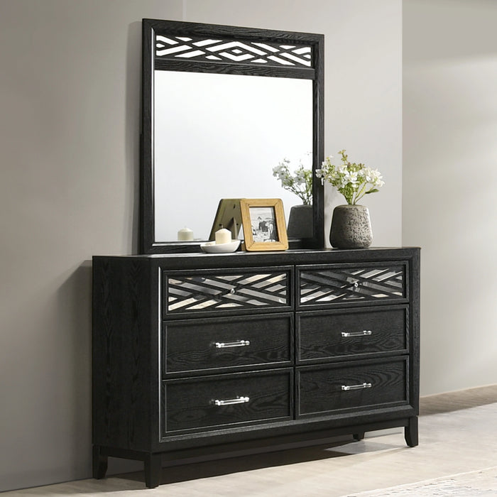 Obsidian Mirror-Black