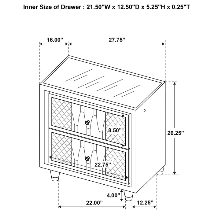 Lorient LED Nightstand