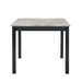 Celeste 5Pc 42" Marble Finish Counter Table & 4 Chairs-Gray