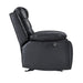Nikko Glider Recliner W/Pwr Fr-Black/Gray