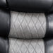 Nikko Glider Recliner-Black/Gray