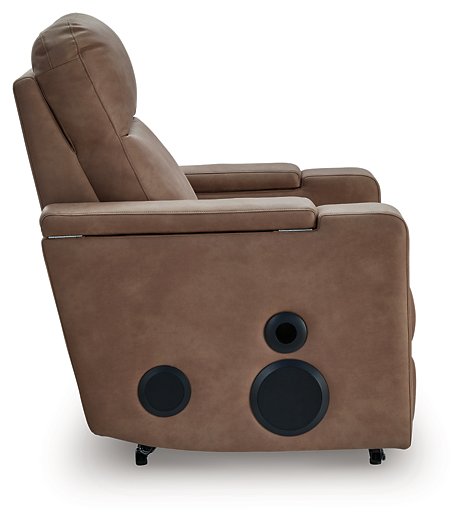 Lorrenton Power Glider Recliner with Audio System - Mattress & Furniture Super Center (Tampa, FL)