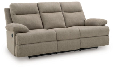 Side-Swipe Reclining Sofa with Drop Down Table - Mattress & Furniture Super Center (Tampa, FL)