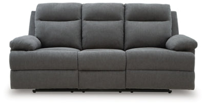 Side-Swipe Reclining Sofa with Drop Down Table - Mattress & Furniture Super Center (Tampa, FL)