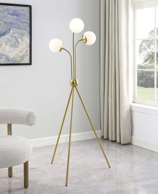 Miley Trio Tree Floor Lamp Gold image