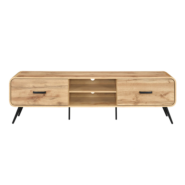 Rowan 71" Low Profile Tv Console-Natural