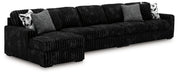 Midnight-Madness Sectional with Chaise - Mattress & Furniture Super Center (Tampa, FL)