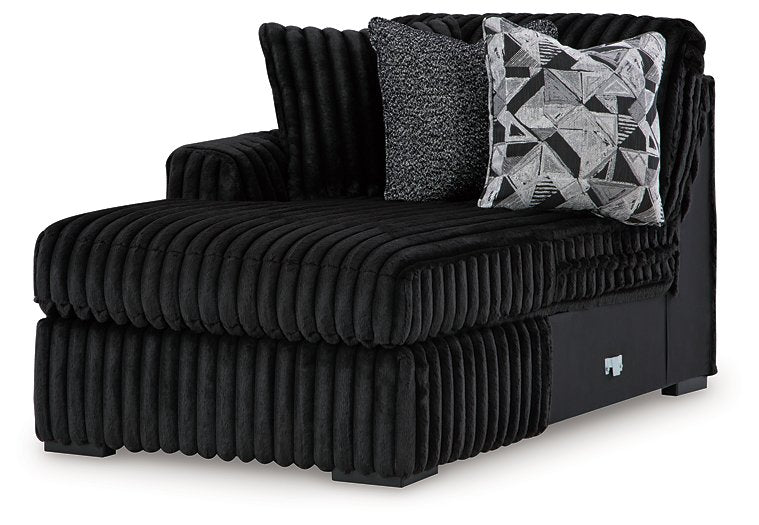 Midnight-Madness Sectional with Chaise - Mattress & Furniture Super Center (Tampa, FL)