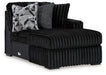 Midnight-Madness Sectional with Chaise - Mattress & Furniture Super Center (Tampa, FL)
