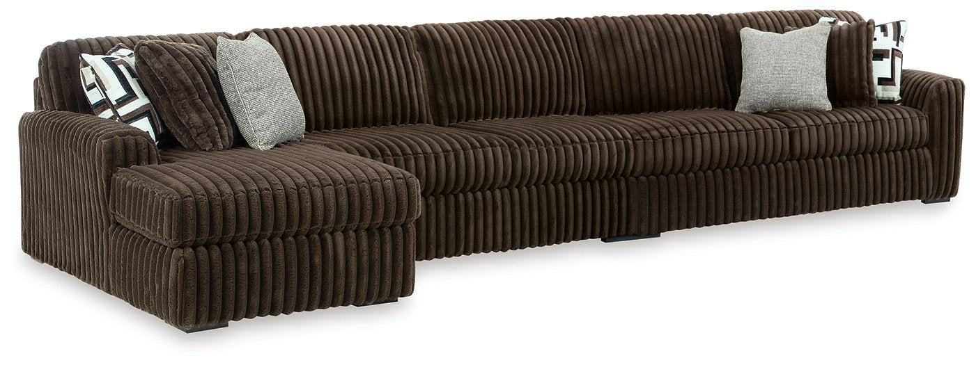 Midnight-Madness Sectional with Chaise - Mattress & Furniture Super Center (Tampa, FL)