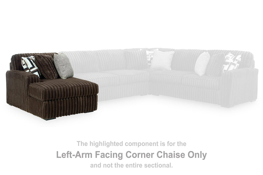 Midnight-Madness Sectional with Chaise - Mattress & Furniture Super Center (Tampa, FL)