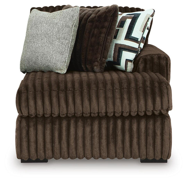 Midnight-Madness Sectional with Chaise