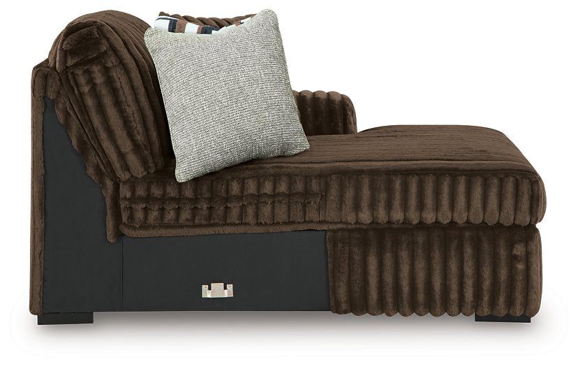 Midnight-Madness Sectional with Chaise - Mattress & Furniture Super Center (Tampa, FL)