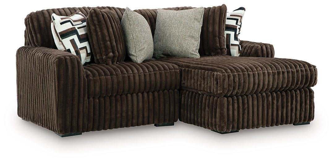 Midnight-Madness Sectional with Chaise - Mattress & Furniture Super Center (Tampa, FL)