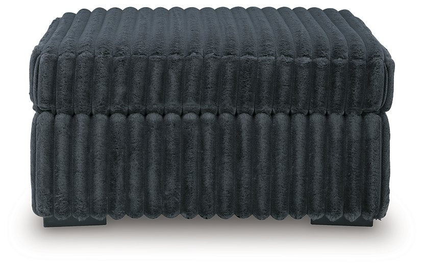 Midnight-Madness Oversized Accent Ottoman - Mattress & Furniture Super Center (Tampa, FL)