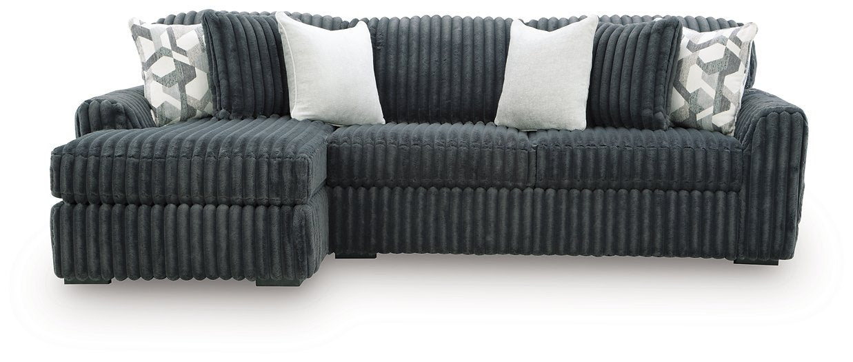 Midnight-Madness Sectional Sofa with Chaise - Mattress & Furniture Super Center (Tampa, FL)