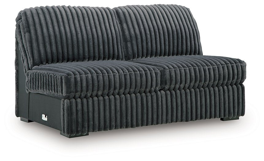 Midnight-Madness Double Chaise 3-Piece Sectional - Mattress & Furniture Super Center (Tampa, FL)